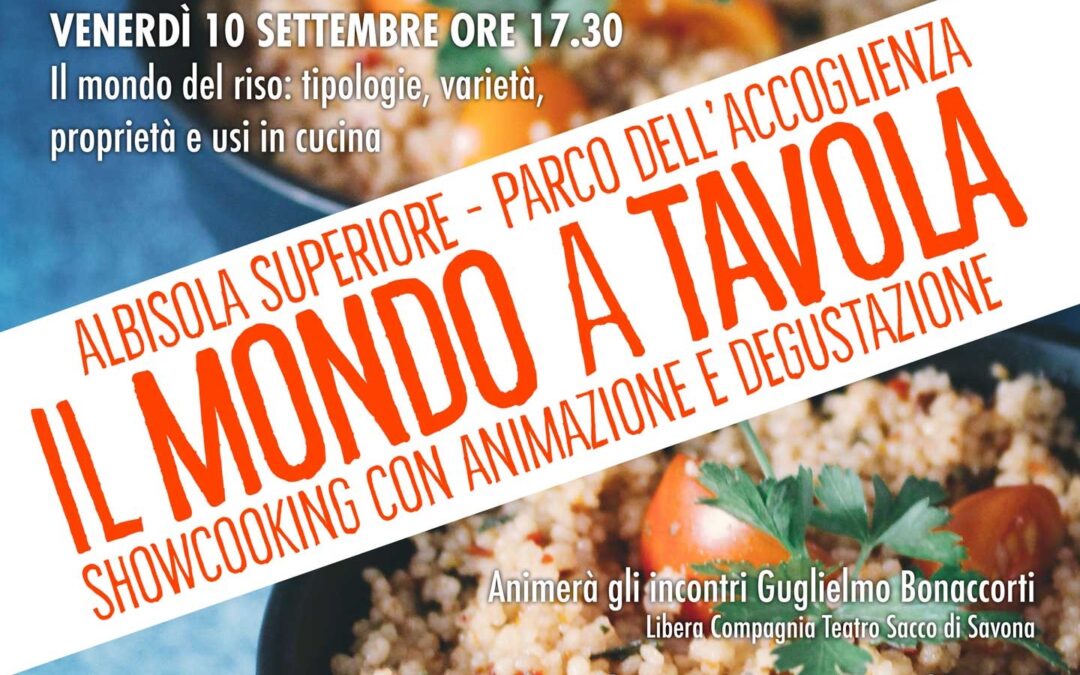 Il mondo a tavola – venerdì 20 agosto ore 17.30